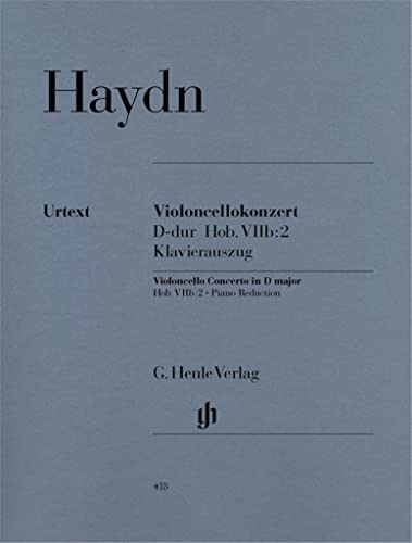 Konzert d-Dur Hob 7b/2 Vc Orch. Violoncello, Klavier: Besetzung: Violoncello und Klavier (G. Henle Urtext-Ausgabe)