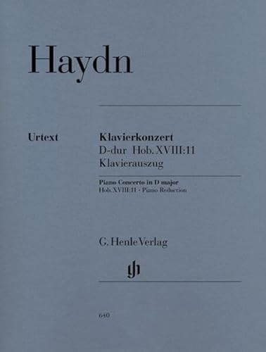 Konzert für Klavier (Cembalo) und Orchester D-dur Hob. XVIII:11; KA 4 ms: Instrumentation: 2 Pianos, 4-hands, Piano Concertos (G. Henle Urtext-Ausgabe)