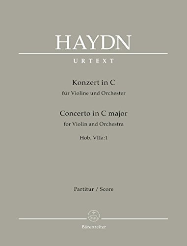 Konzert in C für Violine und Orchester. Hob. VIIa:1. Partitur