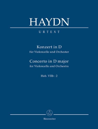 Konzert in D für Violoncello und Orchester Hob.VIIb:2. Studienpartitur