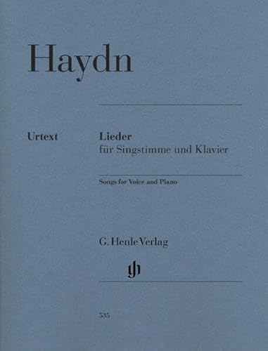 Lieder. Gesang, Klavier: Besetzung: Singstimme und Klavier (G. Henle Urtext-Ausgabe) von G. Henle Verlag