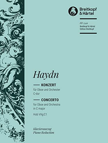 Oboenkonzert C-dur Hob VIIg:C1 - Ausgabe für Oboe und Klavier (EB 5349) von Breitkopf & Härtel