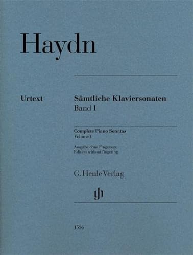 Sämtliche Klaviersonaten Band I; Urtextausgabe ohne Fingersätze: Instrumentation: Piano solo (G. Henle Urtext-Ausgabe)