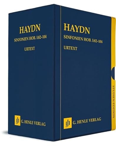 Sinfonien Hob. I:82-104 - 23 Bände im Schuber (Studienedition Orchester): Besetzung: Werke für Orchester (Studien-Editionen: Studienpartituren) von HENLE