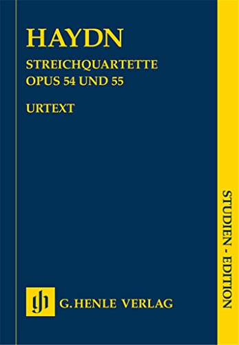 Streichquartette Heft VII op. 54 und 55 - Tostquartette; Studien-Edition: Besetzung: Streichquartette (Studien-Editionen: Studienpartituren)