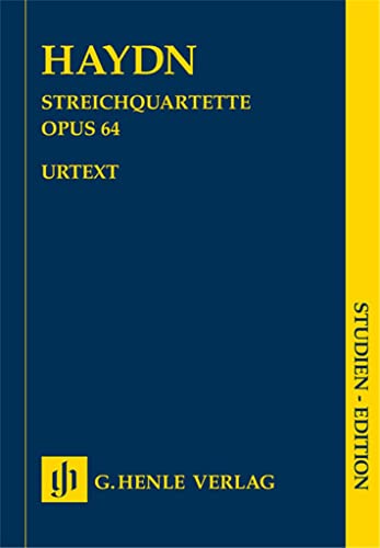 Streichquartette Heft VIII op. 64; Studienedition: Besetzung: Streichquartette (Studien-Editionen: Studienpartituren)