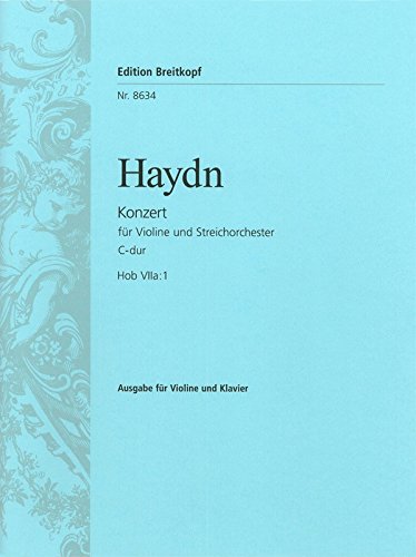 Violinkonzert C-dur Hob VIIa:1 - Ausgabe für Violine und Klavier (EB 8634)