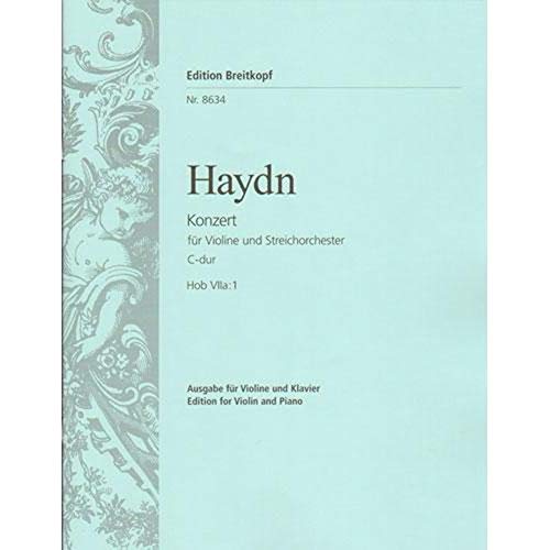 Violinkonzert C-dur Hob VIIa:1 - Ausgabe für Violine und Klavier (EB 8634) von Breitkopf & Härtel