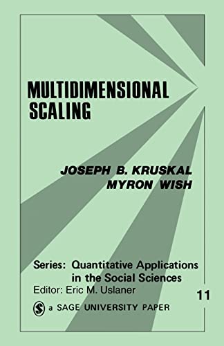 Multidimensional Scaling (Quantitative Applications in the Social Sciences) von Sage Publications