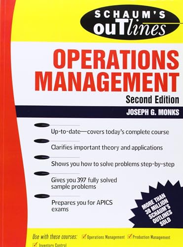 Schaum's Outline of Operations Management (Schaum's Outlines) von McGraw-Hill Education