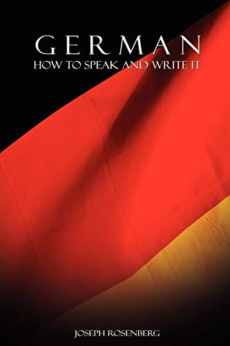 German: How to Speak and Write It (Beginners' Guides) von www.bnpublishing.com