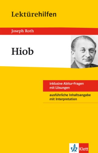 Klett Lektürehilfen Roth Hiob: für Oberstufe und Abitur - Interpretationshilfe für die Schule von Klett Lerntraining