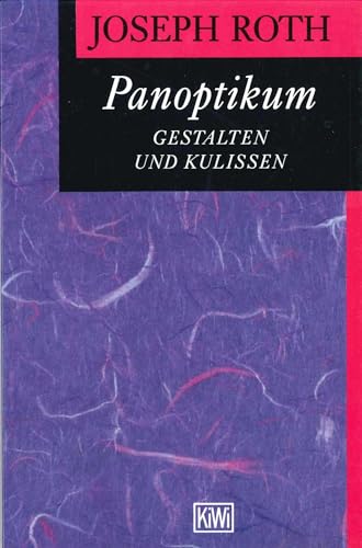 Panoptikum: Gestalten und Kulissen von KiWi-Taschenbuch