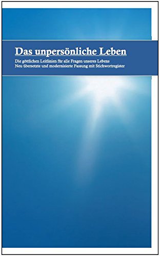Das unpersönliche Leben