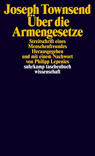 Über die Armengesetze: Streitschrift eines Menschenfreundes (suhrkamp taschenbuch wissenschaft) von Suhrkamp Verlag AG