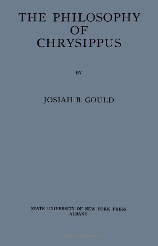 The Philosophy of Chrysippus von State University of New York Press