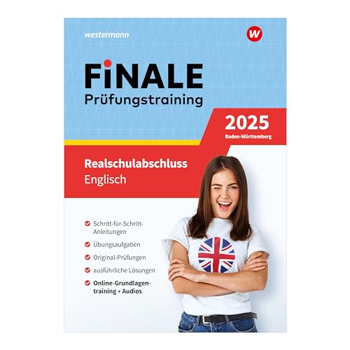 FiNALE Prüfungstraining Realschulabschluss Baden-Württemberg: Englisch 2025 Arbeitsbuch mit Lösungsheft und Audio-Dateien