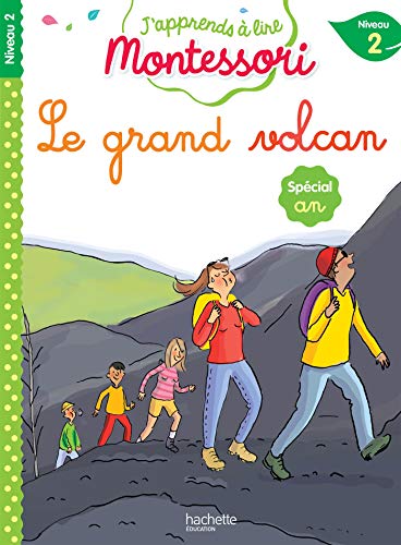 J'apprends a lire Montessori: Le grand volcan (niveau 2)