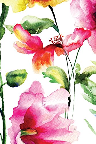 Journal Your Life's Story: Pink and Yellow Watercolor Flowers Journal, Lined Journal, Diary Notebook 6 x 9, 150 Pages (Blank Book Journals) von CreateSpace Independent Publishing Platform