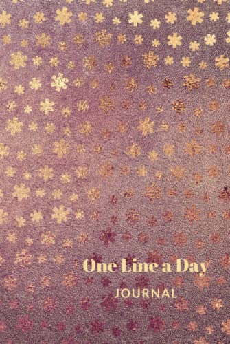 One Line A Day Journal: Pretty Stars One Line A Day Journal To Write In, Five-Year Memory Book, Diary, Notebook, Lined Blank Pages von Independently published