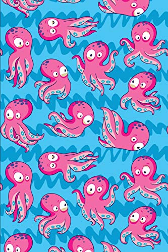 Notizbuch: Oktopus Cover Design / 120 Seiten / Liniert / DIN A5 + (15,24 x 22,86 cm) / Soft Cover / Perfekte Geschenkidee für alle die Tintenfische lieben von Independently published