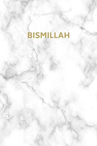 Bismillah: 6x9 120 Page Lined Muslim Notebook/Journal with Marble Design Cover