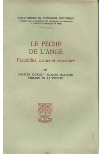 Le Péché de l'ange: Peccabilité, nature et surnature von BEAUCHESNE
