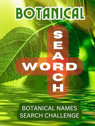 Botanical Word Search: Challenging Botanical Names/Word Find Puzzle Book von Independently published