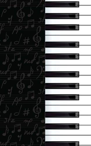Notebook: Piano Keyboard (Small 5x8, College Ruled) von CreateSpace Independent Publishing Platform