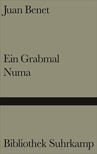 Ein Grabmal/Numa (Eine Sage): Zwei Erzählungen (Bibliothek Suhrkamp)