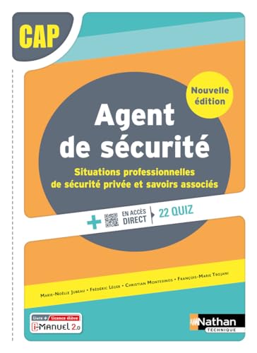 Situations professionnelles de sécurité privée et savoirs associés CAP Agent de sécurité - 2024 - Manuel - élève - + iManuel von NATHAN