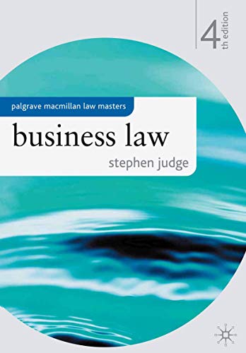 Business Law (Macmillan Law Masters)
