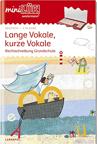 miniLÜK: 3./4. Klasse - Deutsch Lange Vokale, kurze Vokale (miniLÜK-Übungshefte: Deutsch) von LÜK