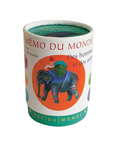 Des hommes et des animaux: Jeu de mémo du monde von RUE DU MONDE