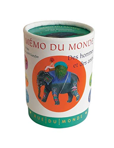 DES HOMMES ET DES ANIMAUX: Jeu de mémo du monde von RUE DU MONDE