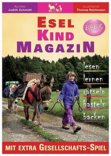Esel Kind MAGAZIN - Aktiv-Magazin für Grundschulkinder inkl. Gesellschaftsspiel & Poster von Judith Schmidt