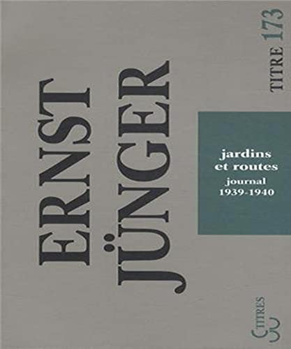 Jardins et routes journal 1 1939-1940: Journal 1939-1940 Jardins et routes journal 1 1939-1940: Journal 1939-1940
