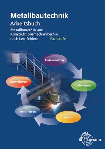 Metallbautechnik Arbeitsbuch Fachstufe 1: für Metallbauer/-in und Konstruktionsmechaniker/-in nach Lernfeldern von Europa-Lehrmittel
