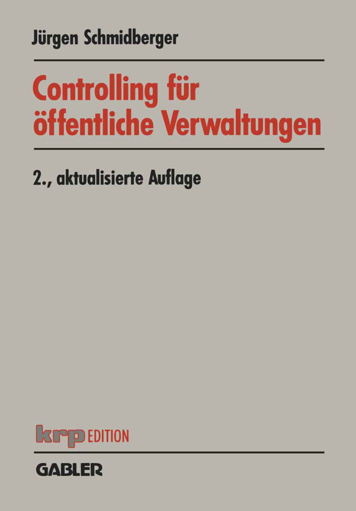 Controlling für öffentliche Verwaltungen von Gabler Verlag