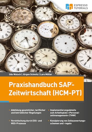 Praxishandbuch SAP-Zeitwirtschaft (HCM-PT): Abbildung gesetzlicher, tariflicher und betrieblicher Regelungen. Implementierungsdetails zum Arbeitsplatz ... von Zeitauswertungsschemen und -regeln