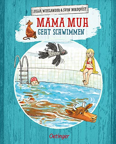 Mama Muh geht schwimmen: Bilderbuch-Klassiker ab 4 Jahren im Midi-Format, ideal für die Kindergartentasche von Oetinger