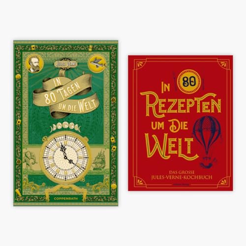 In 80 Tagen um die Welt: Schmuckausgabe + Kochbuch + 1 exklusives Postkartenset In 80 Tagen um die Welt: Schmuckausgabe + Kochbuch + 1 exklusives Postkartenset