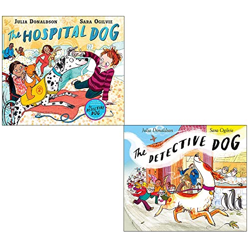 Julia Donaldson Collection 2 Books Set (The Hospital Dog & The Detective Dog)