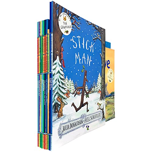 Julia Donaldson Early Readers 10 Books Collection Set (Tiddler, Stick Man, Tabby McTat, ZOG, The Highway Rat, Superworm, The Scarecrows' Wedding, Zog and the Flying Doctors, The Ugly Five & More…)