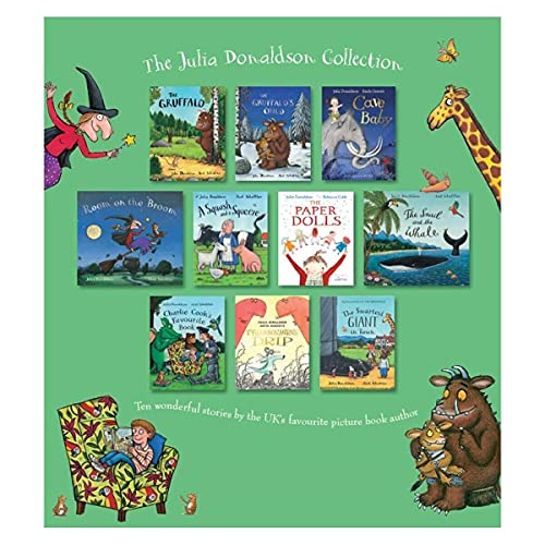 Julia Donaldson X 10 Book Set Collection Pack Includes Room On The Broom