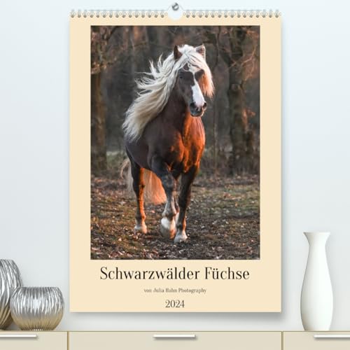 Schwarzwälder Füchse von Julia Hahn Photography (hochwertiger Premium Wandkalender 2024 DIN A2 hoch), Kunstdruck in Hochglanz