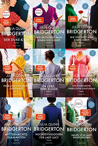Bridgerton Band 1-9: Die Romane zur Netflix-Serie + 1 exklusives Postkartenset