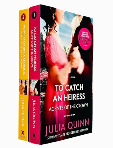 Julia Quinn Agents of the Crown Series Collection 2 Books Set (To Catch An Heiress, How To Marry A Marquis)