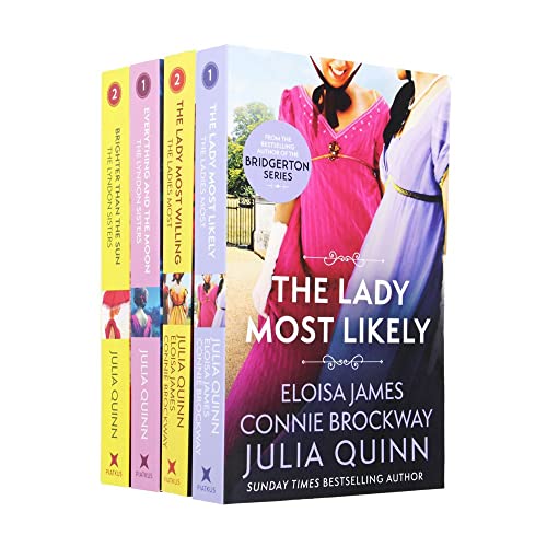 Julia Quinn The Lyndon Sisters and The Lady Most Likely Saga Series 4 Book Set Collection Julia Quinn The Lyndon Sisters and The Lady Most Likely Saga Series 4 Book Set Collection