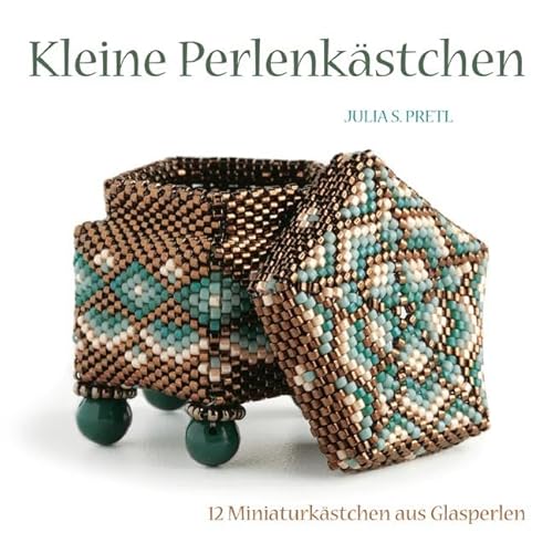 Kleine Perlenkästchen: 12 Miniaturkästchen aus Glasperlen